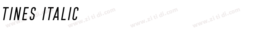 TINES ITALIC字体转换 TINES ITALIC字体转换